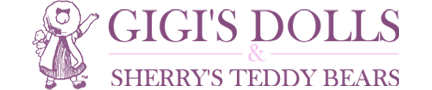Gigi's Dolls & Sherry's Teddy Bears Logo