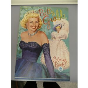 Vintage Paper Dolls, Bette Grable Coloring Book