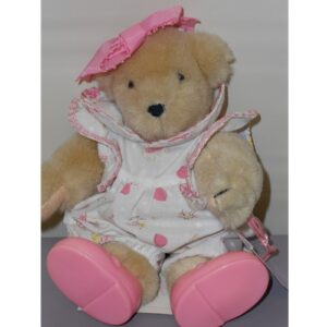 Muffy in Pink & White with Hearts