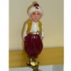 Aladin Glass Ornament in Red