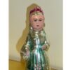 Girl w/Basket Glass Ornament