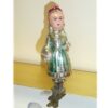 Girl w/Basket Glass Ornament