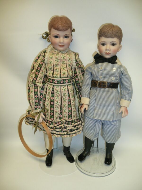 Martha Thompson 1950's Betsy Sheffield & Little Brother, NIADA Doll Artist-12485