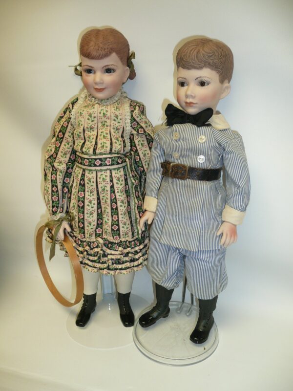 Martha Thompson 1950's Betsy Sheffield & Little Brother, NIADA Doll Artist-12479