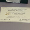 R John Wright Dolls Pocket Eeyore Certificate of Authenticity