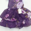 American Girl Size Purple Floral Dress