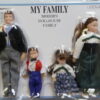 Miniature Modern Dollhouse Family #00010