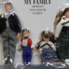 Miniature Modern Dollhouse Family #00010