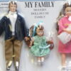 Miniature Modern Dollhouse Family #00010