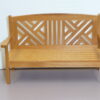 Miniature Dollhouse Size "Teak" Bench