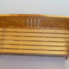 Miniature Dollhouse Size "Teak" Bench - Image 4