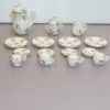 Miniature Dollhouse Size Porcelain Tea Set - Image 3