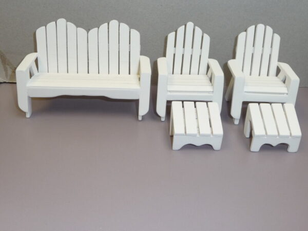 Dollhouse on sale adirondack chairs