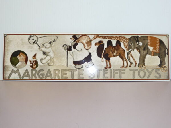 Enamel Over Metal Steiff Sign - Image 2