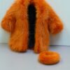 Barbie & Integrity Size Genuine Mink Fur Coat & Headband by Jenna-fur