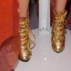 16” OOAK “Phoenix” by Lisa Gates of Dazzle ‘em Repaints Shoes