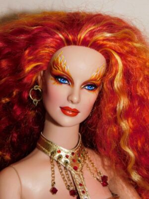 16” OOAK “Phoenix” by Lisa Gates of Dazzle ‘em Repaints Close Up