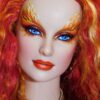 16” OOAK “Phoenix” by Lisa Gates of Dazzle ‘em Repaints Face Close Up