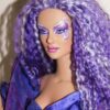 16” OOAK “Celestra” by Lisa Gates of Dazzle ‘em Repaints Face Close Up