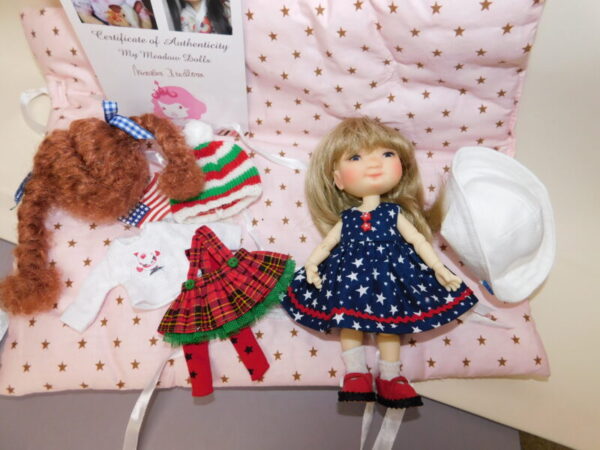 Twinkle Patti MeadowDolls in Sailor Dress with Wig, Extra Outfit and Wig