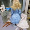 Tonner 14” Porcelain Lilly Carlyle & Dolly Trunk Set - Image 11
