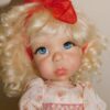 Resin BJD Toddler by Bo Bergemann of Hawaii, blonde mohair wig - Image 8