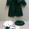 Dark Green Winter Coat, Hat, Gloves & Underpants, American Girl Size - Image 3