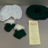 Dark Green Winter Coat, Hat, Gloves & Underpants, American Girl Size - Image 4