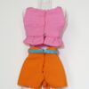 Integrity Poppy Parker Perfectly Palm Springs Pink Top & Orange Shorts - Image 3