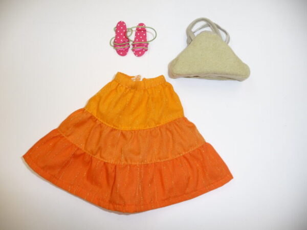 Tonner Skirt, Bag & Sandals