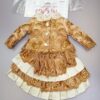 Ruby Red 12" Doll Clothing, Amber Gold, Fits Bluette