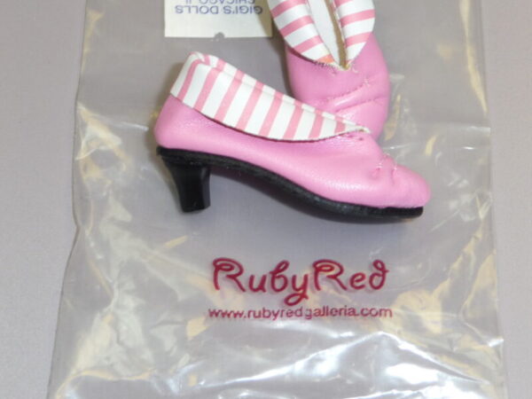 Ruby Red, Pink & White Shoes