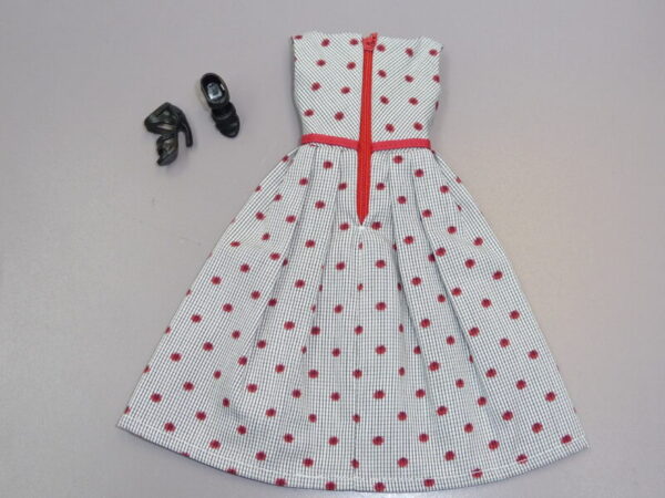 Doll Dress District by Yulia, Dress for Vintage Repro. Barbie Dolls