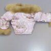 Dressmaker Details Couture Pink Faux Fur Trimmed Coat - Image 3