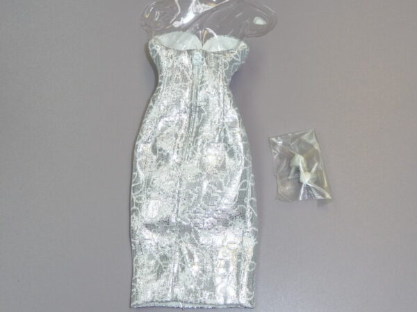 Dressmaker Details Couture Silver Dress - Image 2