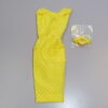 Dressmaker Details Couture Yellow Dress w/Shoes