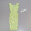 Dressmaker Details Couture Lime Green Dress w/Shoes