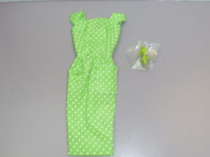 Dressmaker Details Couture Lime Green Dress w/Shoes