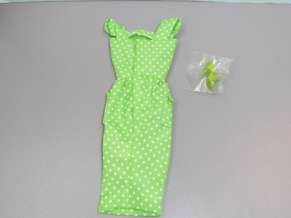 Dressmaker Details Couture Lime Green Dress w/Shoes
