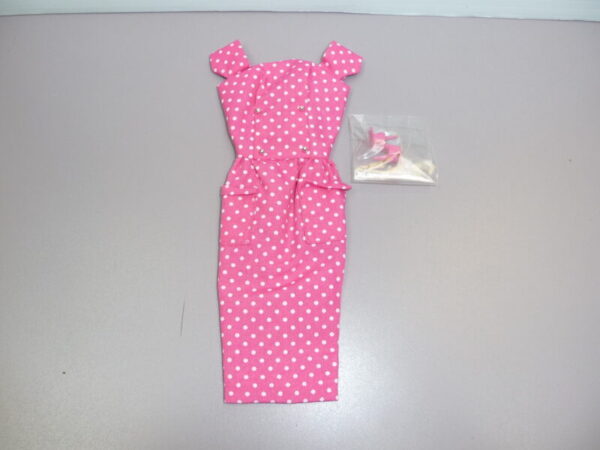 Dressmaker Details Couture Pink Dress w/Shoes