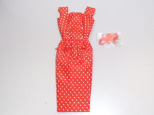 Dressmaker Details Couture Red Dress w/Shoes