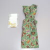 Green Butterfly Dress w/Gold Purse