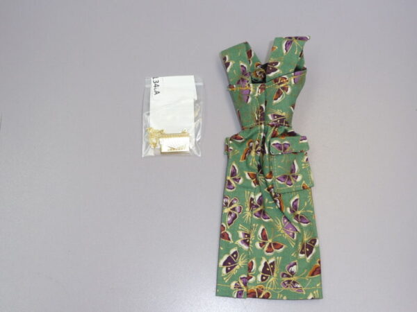 Green Butterfly Dress w/Gold Purse - Image 3