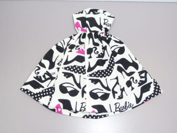 Black & White Barbie Dress w/Jewelry