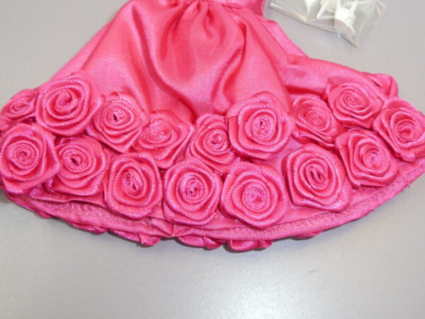 Dressmaker Details Couture Hot Pink Rose Dress & Shoes - Image 3