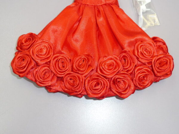 Dressmaker Details Couture Red Rose Dress & Shoes - Image 4