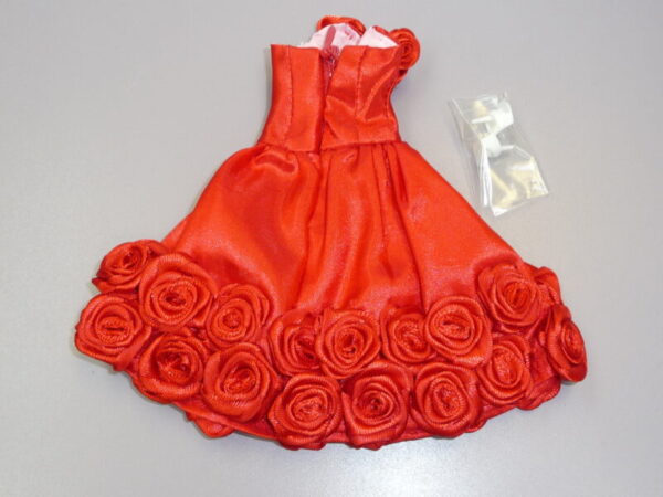 Dressmaker Details Couture Red Rose Dress & Shoes - Image 3