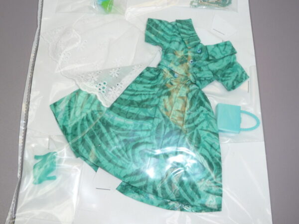 Martini House Dress w/Apron, Martini Glasses, Shoes, Bag & Jewelry