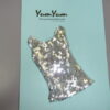 16" Integrity, Tonner Doll Size Sequin Top by YumYum, Silver