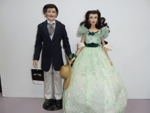 Franklin Mint Vinyl Rhett & Scarlett